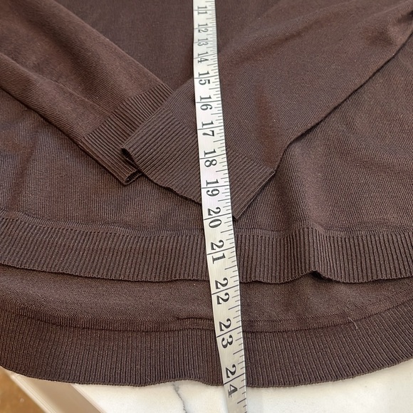 Cable & Guage brown cowl neck sweater - Picture 6 of 6